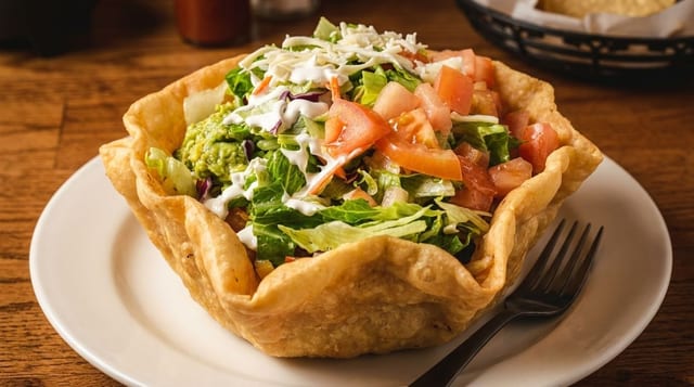 Vegetarian Taco Salad.