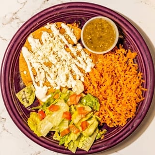 Vegetarian Tacos Dorados