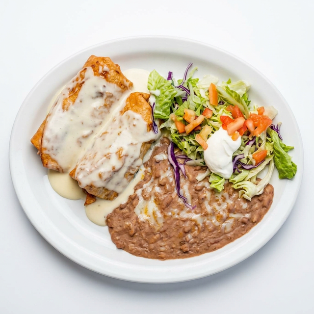 Shrimp Chimichangas.