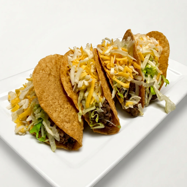 Beef Or Chicken Hard Taco.