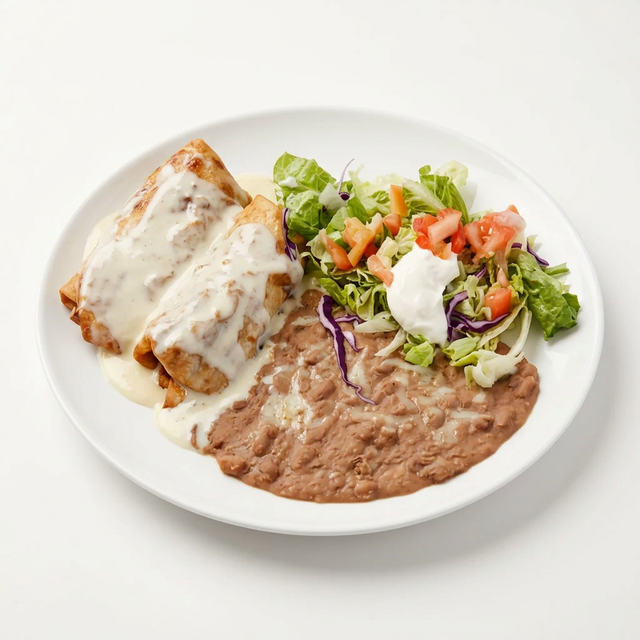 Vegetarian Chimichangas.