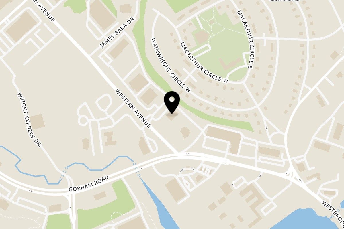 Map showing the location of El Rodeo South Portland on 147 Western Ave in South Portland
